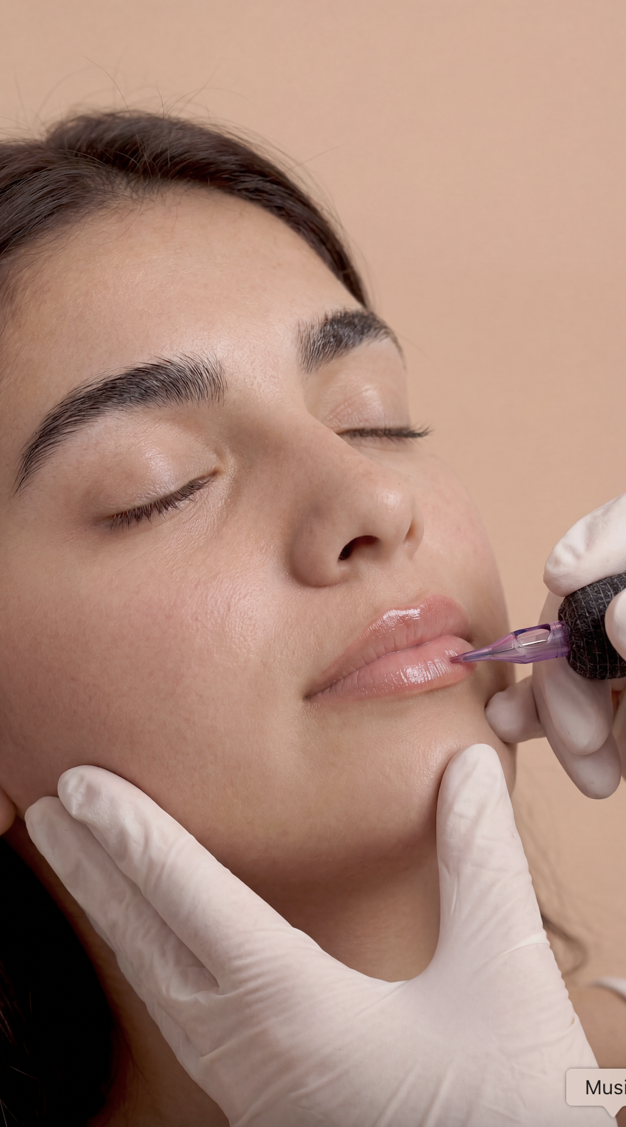 Lip Blushing treatment detail at Beauty Ranch Medical Spa