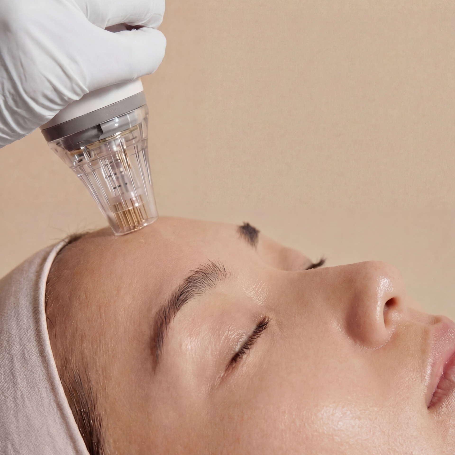 Potenza RF Microneedling treatment detail at Beauty Ranch Medical Spa